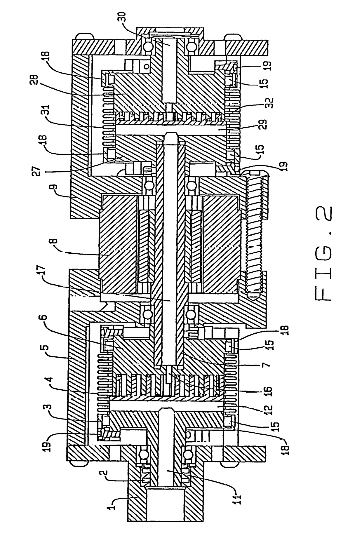 Multi stage scroll vacuum pumps and related scroll devices