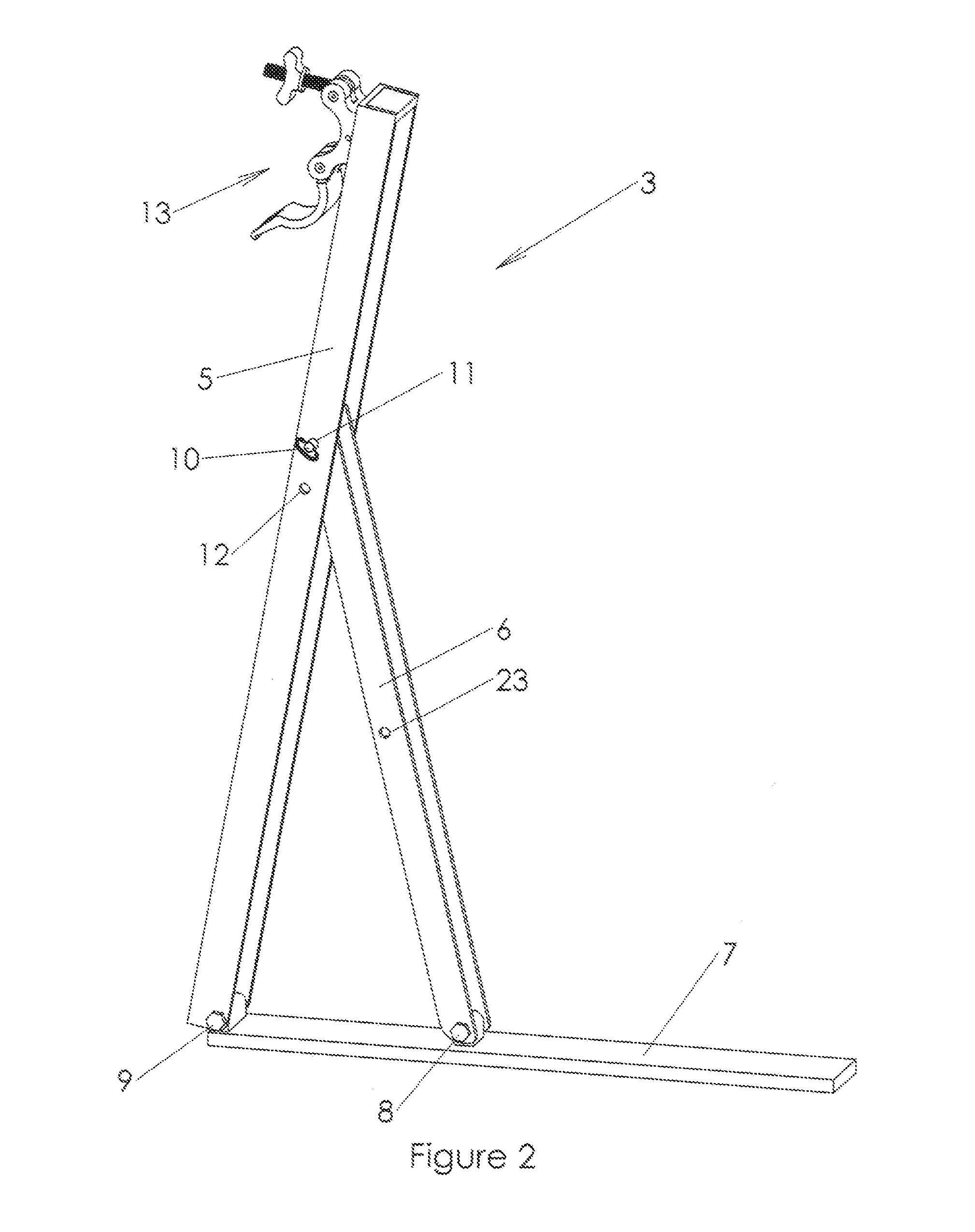 Containment berm with internal "l" braces