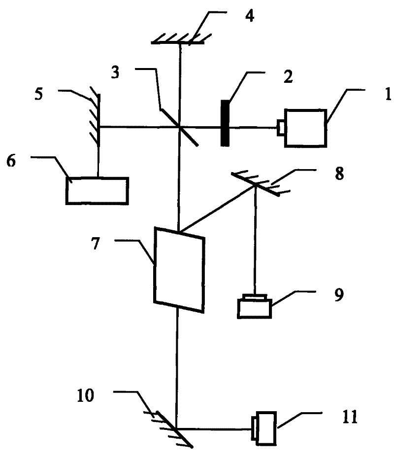 Device for measuring nonlinear transmission characteristic of laser beam