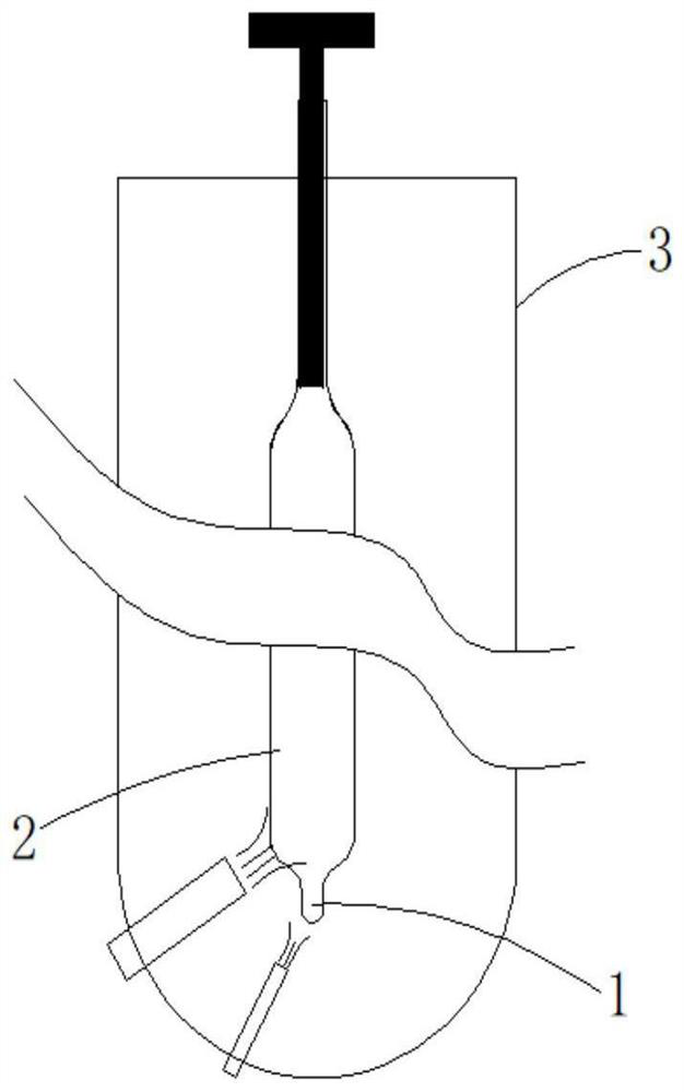 Polarization-maintaining base material with simple section structure and efficient preparation method of polarization-maintaining base material