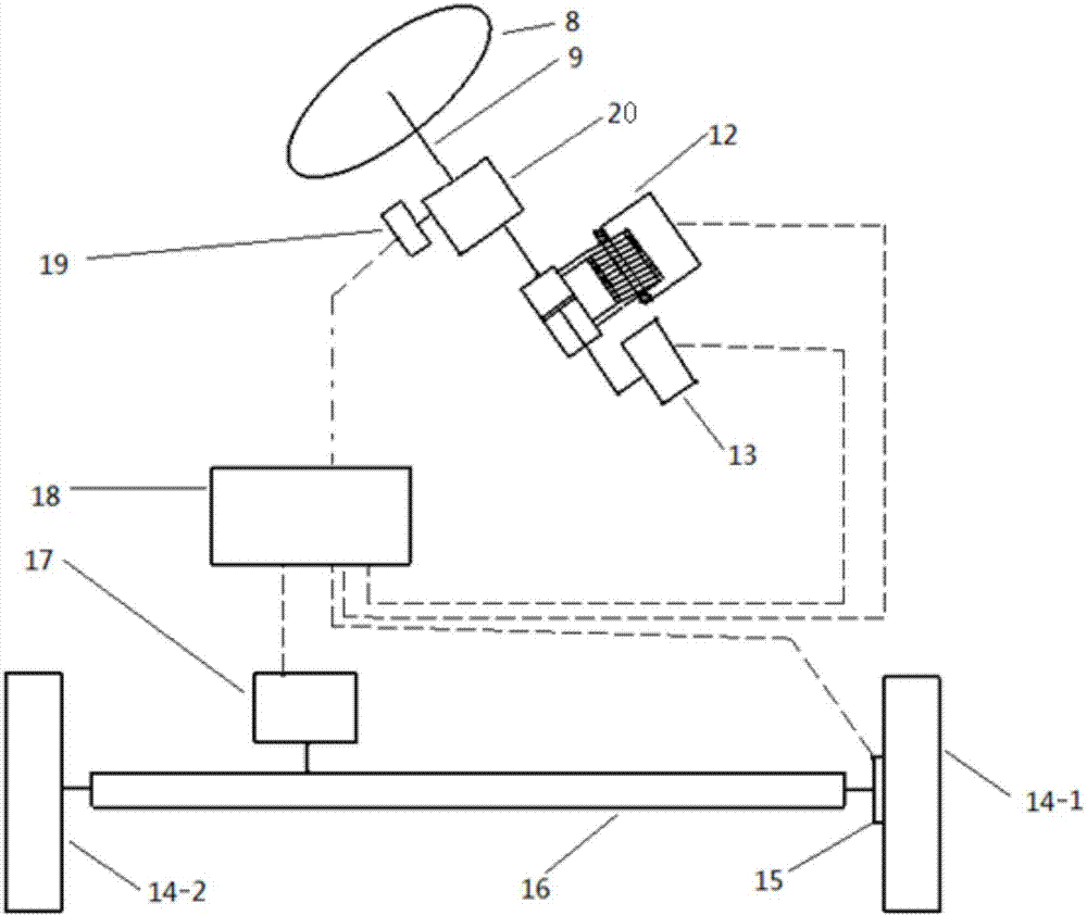 Steering-by-wire system based on hydraulic inerter