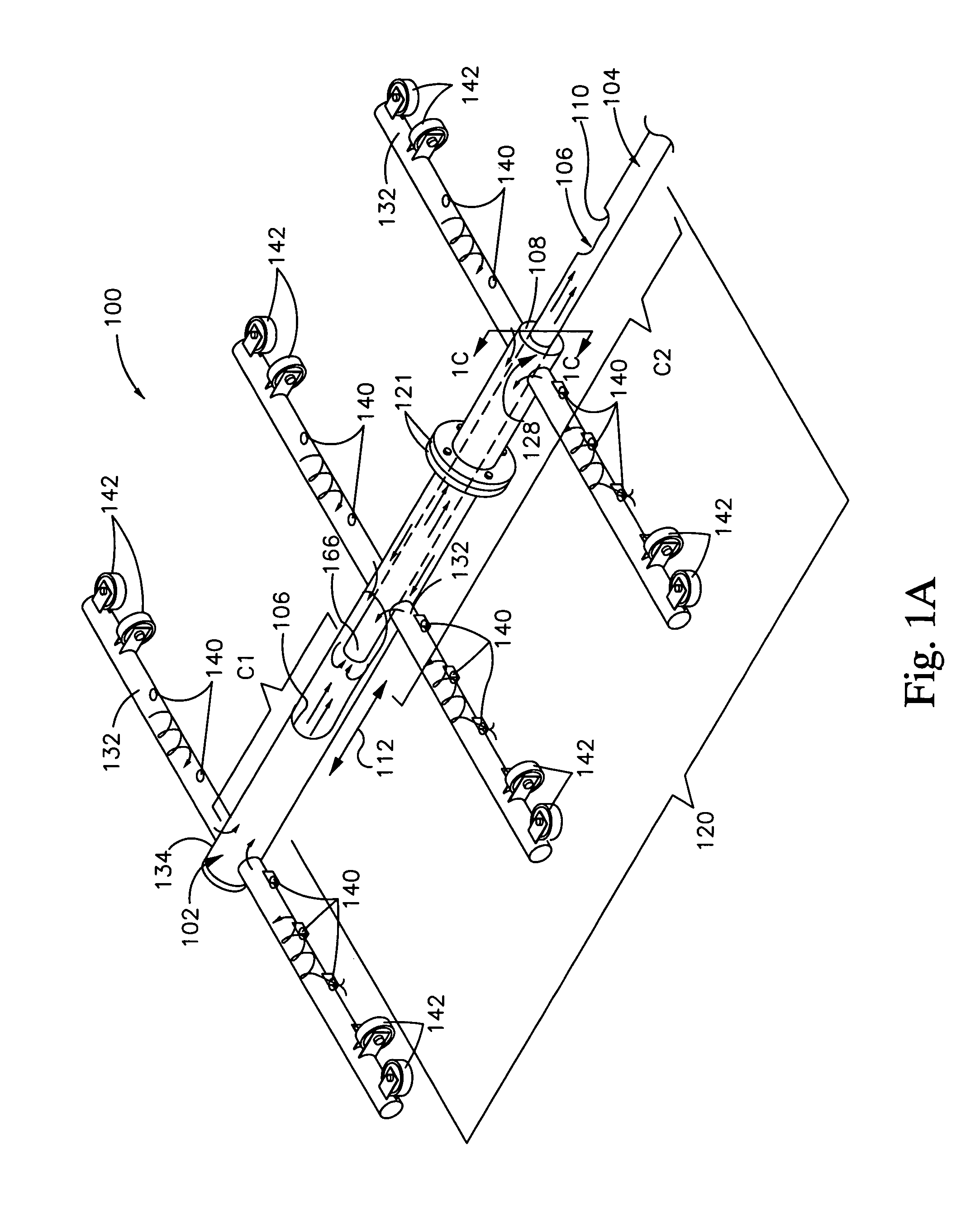 Collection of sludge from the floor of a basin with multiple balanced-flow headers