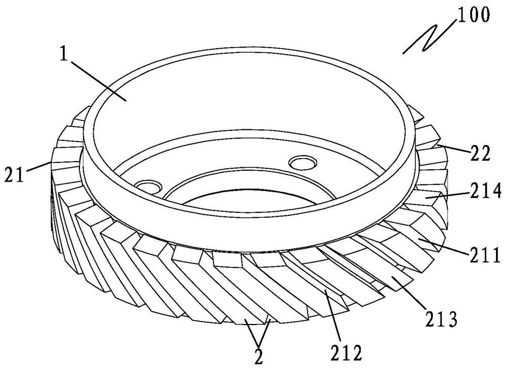 Helical-tooth split-tooth roller