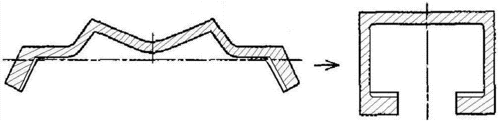 A kind of production system and production method of channel section steel