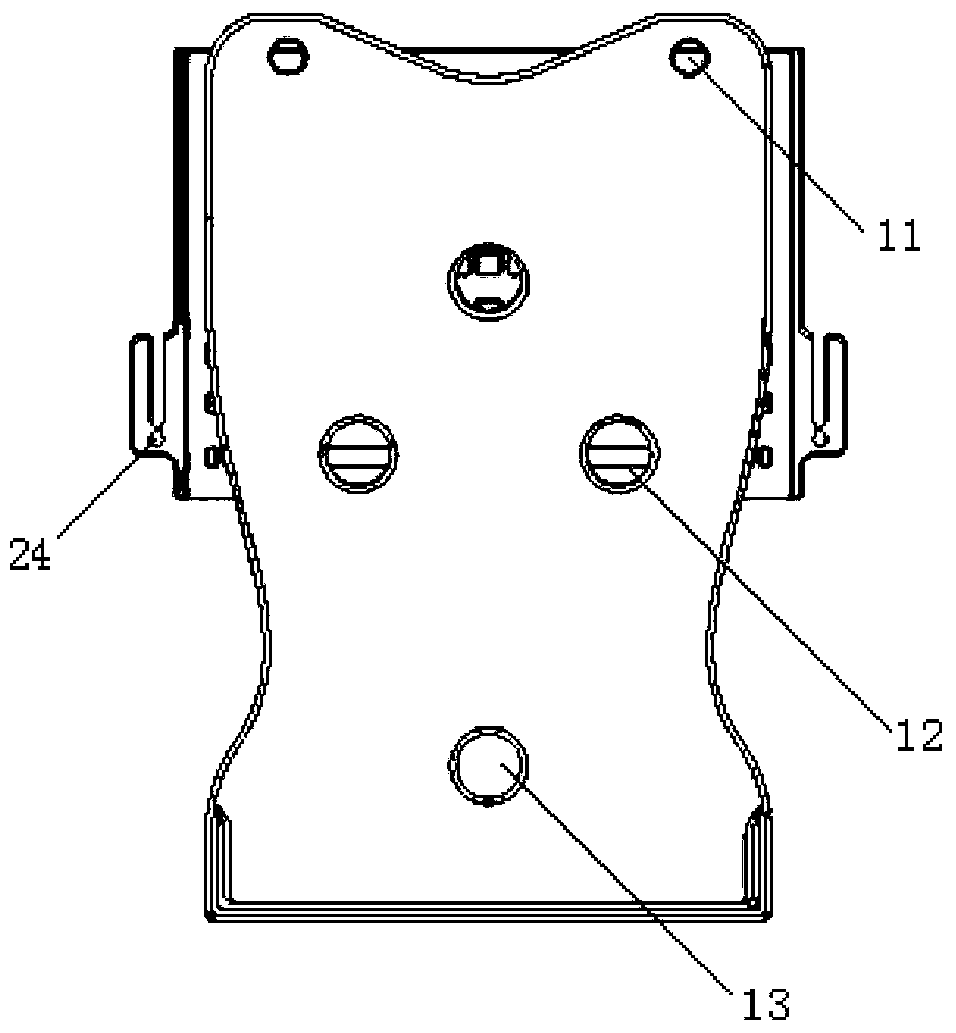 A collision protection device for a power battery pack