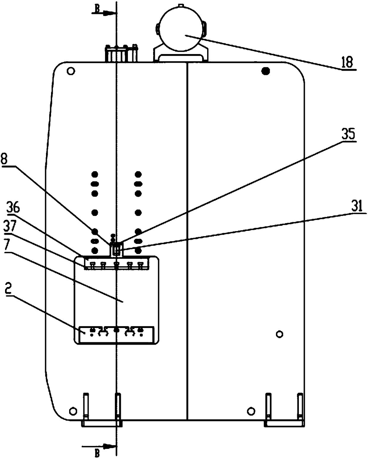 Semi-closed type press machine