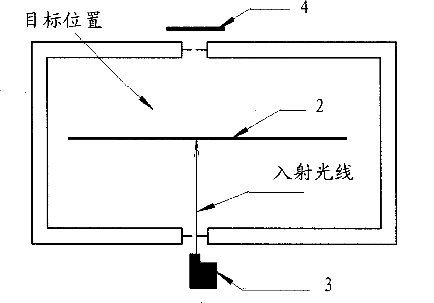 Method for on-position detecting a light-permeable object and device for detecting