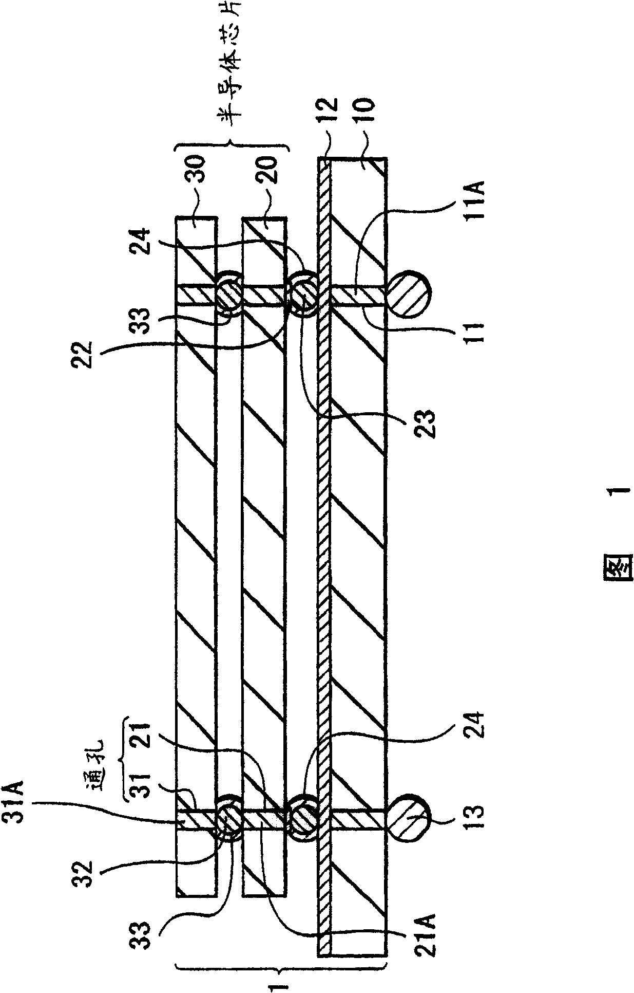 Semiconductor chip mounting body and manufacturing method thereof