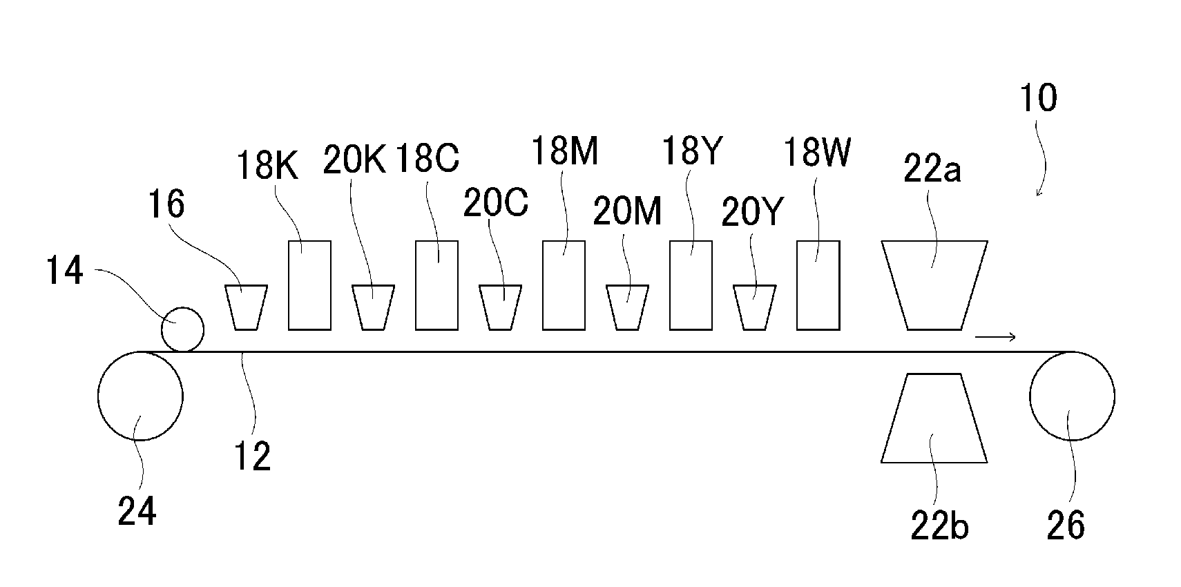 Inkjet recording method and printed material