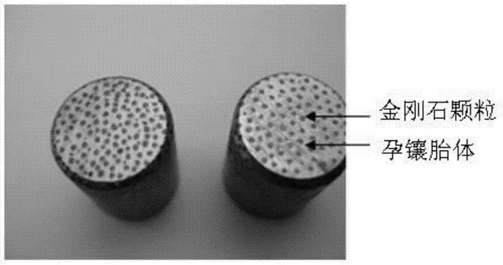 Impregnated tooth applicable to high-abrasiveness hard formation and preparation method thereof