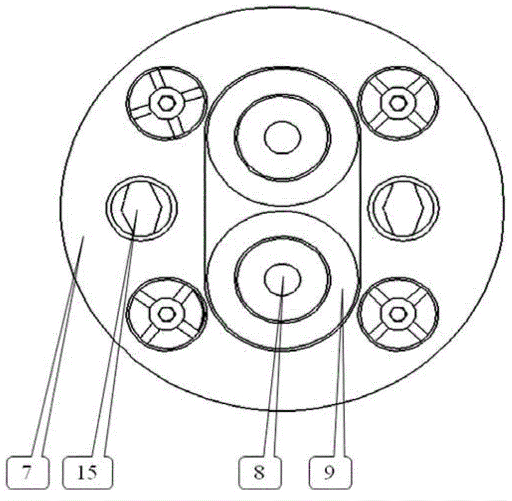 Blind plug-in power-on structure of internal defect detector in oil and gas pipeline