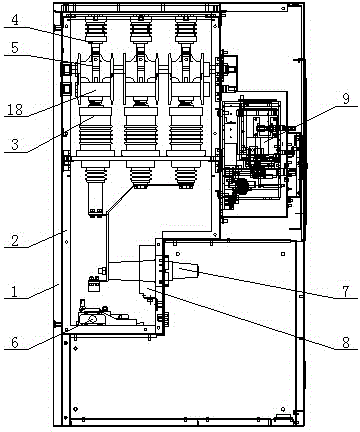 Novel SF6 insulated vacuum load switch cabinet