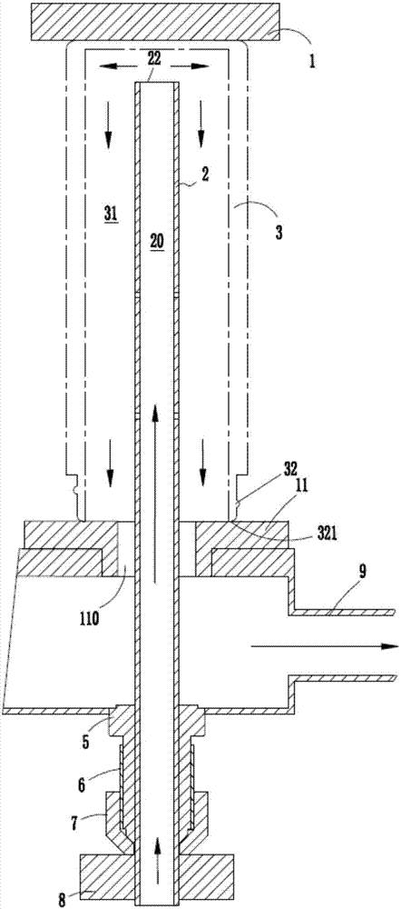 Inverted electrolytic polishing device and electrolytic polishing equipment thereof