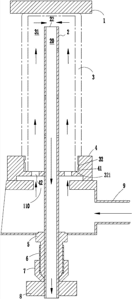 Inverted electrolytic polishing device and electrolytic polishing equipment thereof