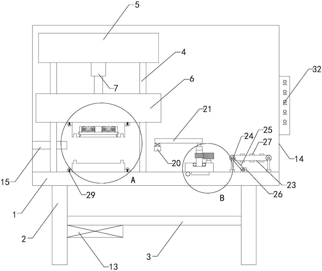 Positioning device for mobile phone touch screen and face shell