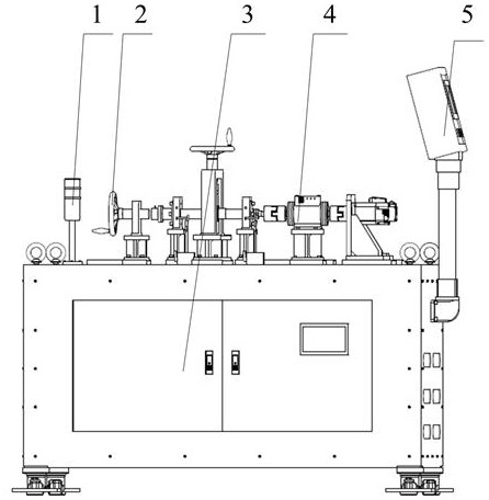 Flexible bearing noise test platform based on harmonic vibration