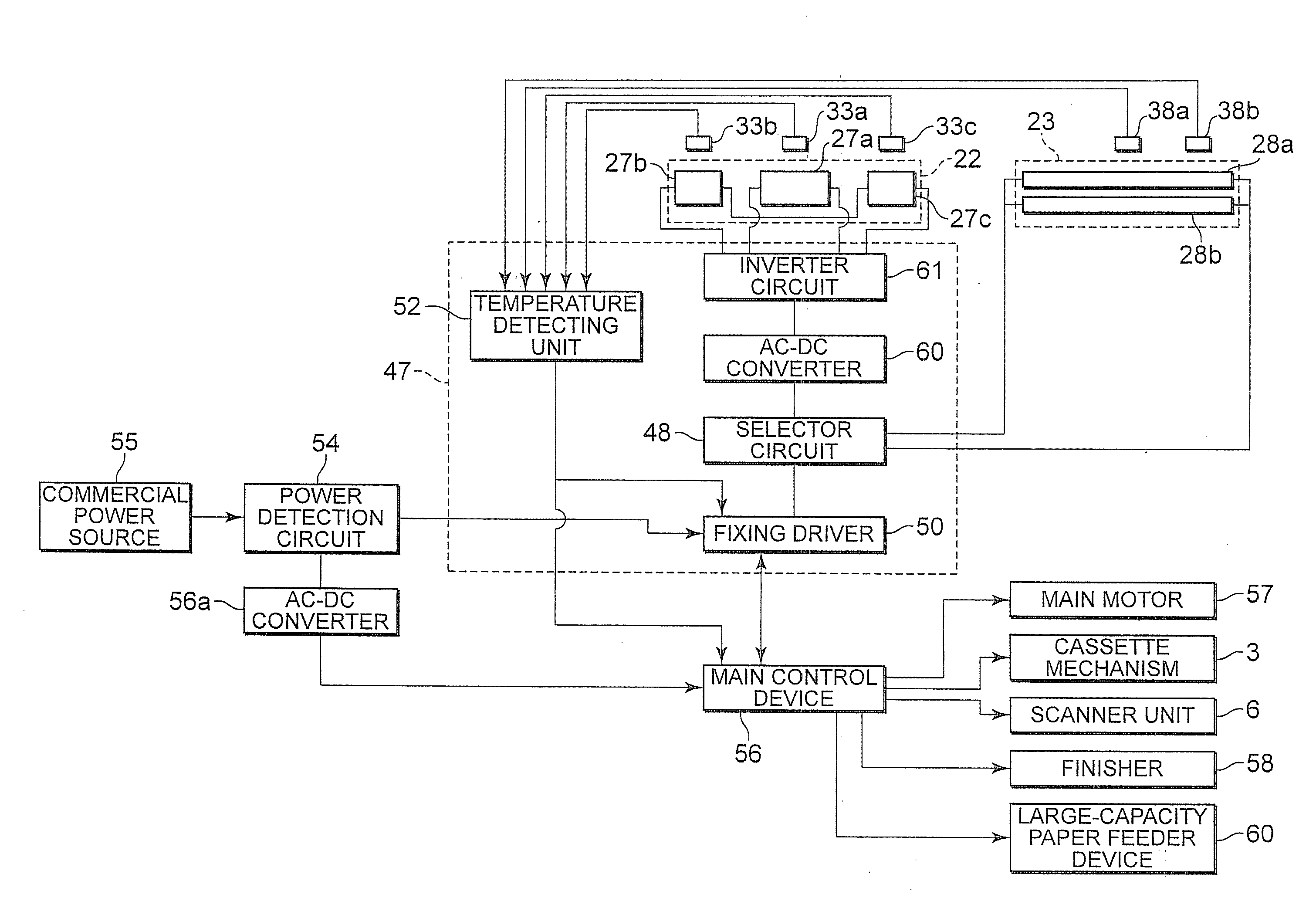 Fixing device for image forming apparatus and control method thereof