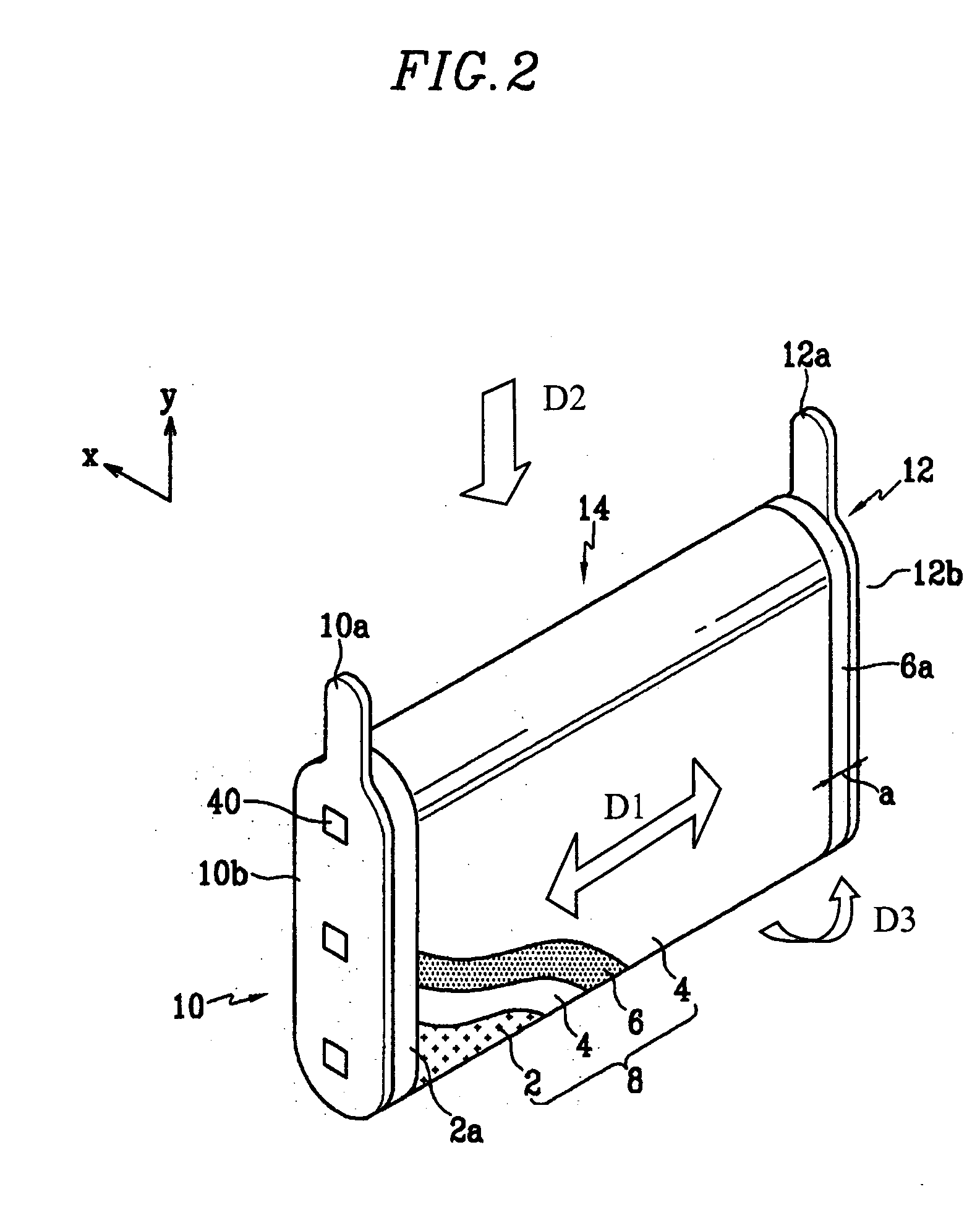 Electrode package and secondary battery using the same