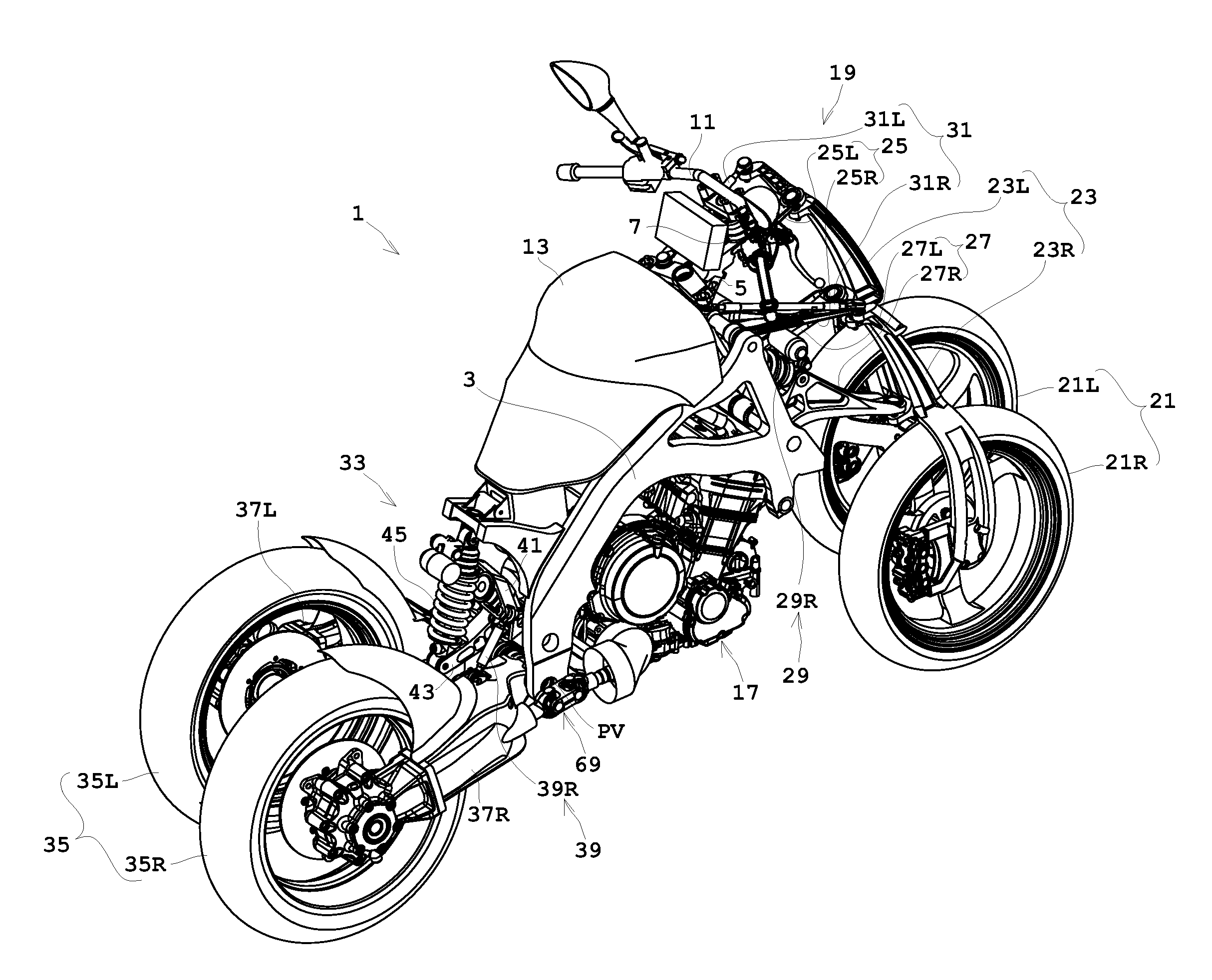 Saddle riding type vehicle