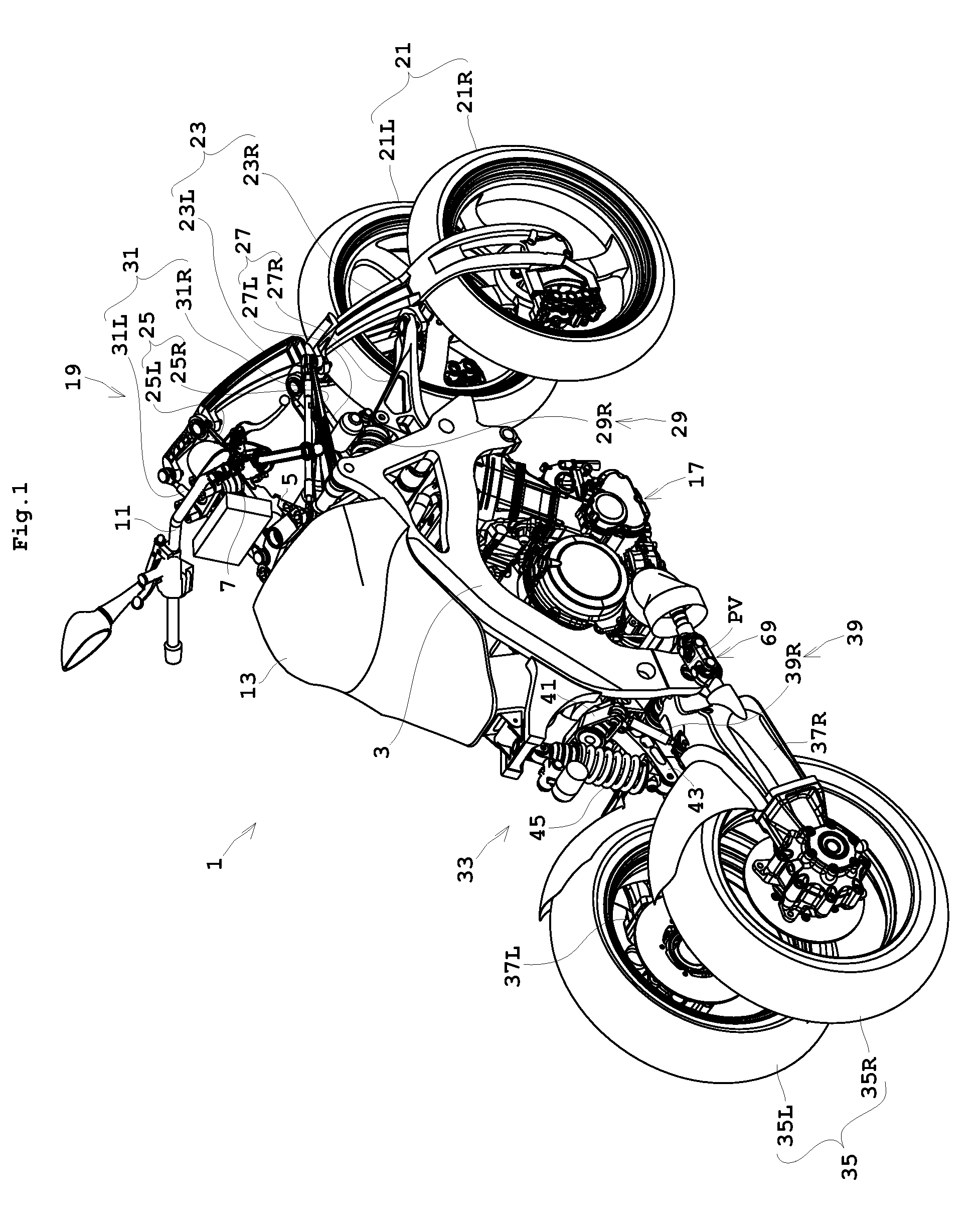 Saddle riding type vehicle