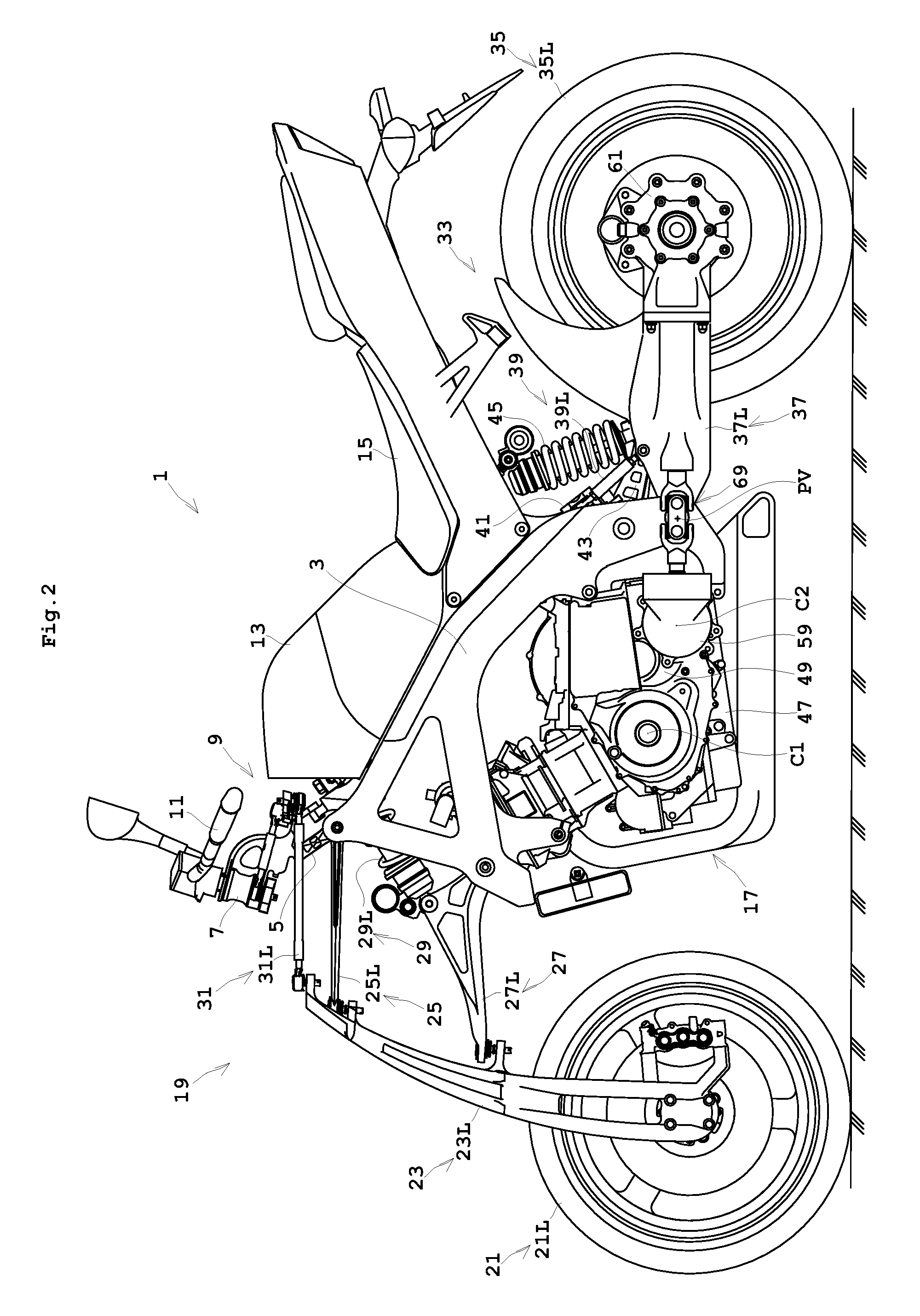 Saddle riding type vehicle