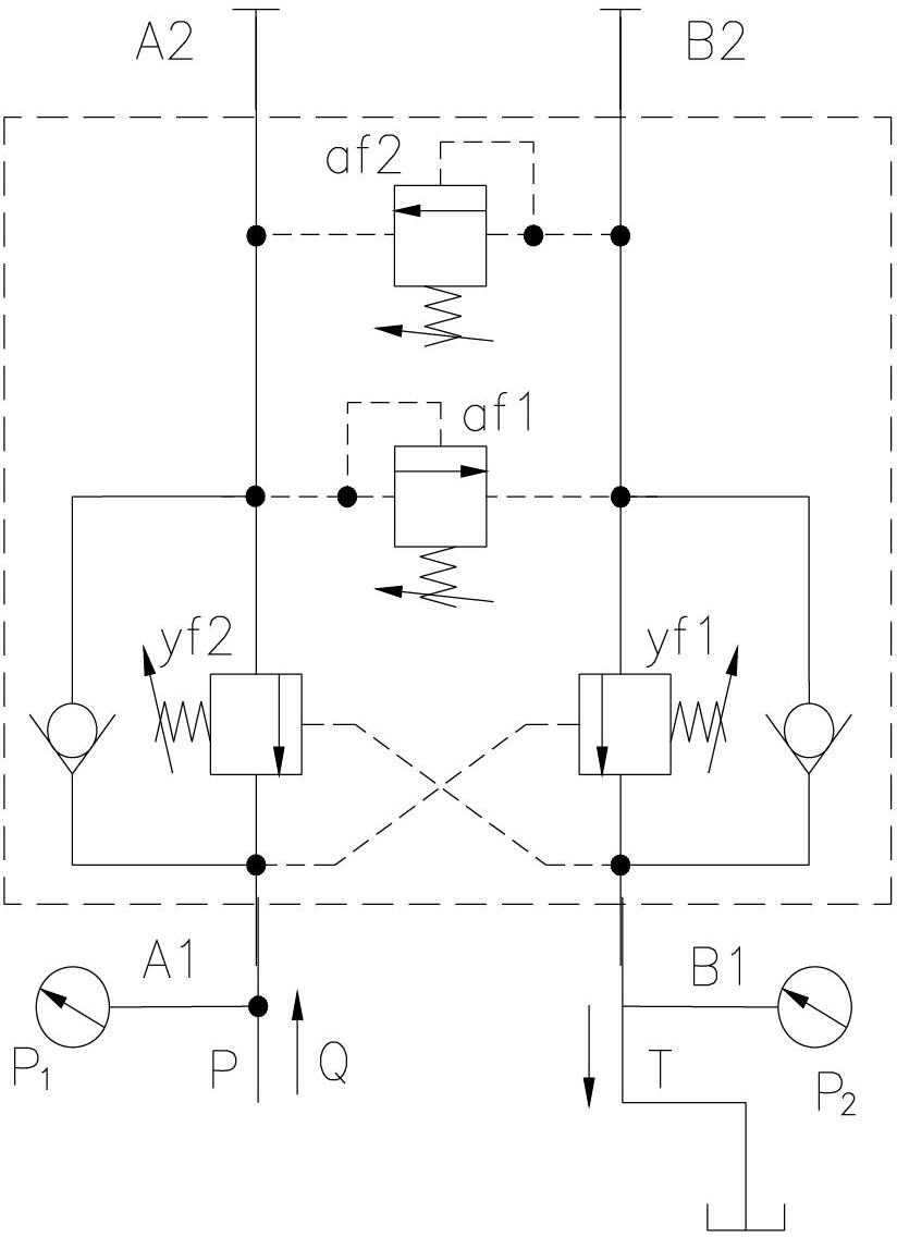 Hydraulic control type test method for hydraulic balance valve