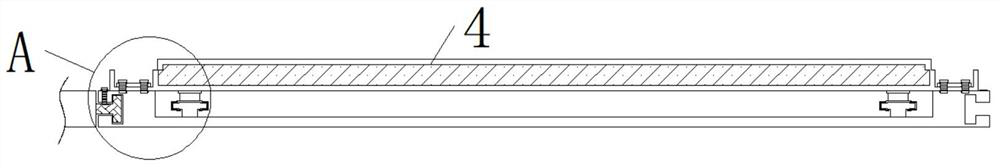 Road bridge crack repairing and fixing structure