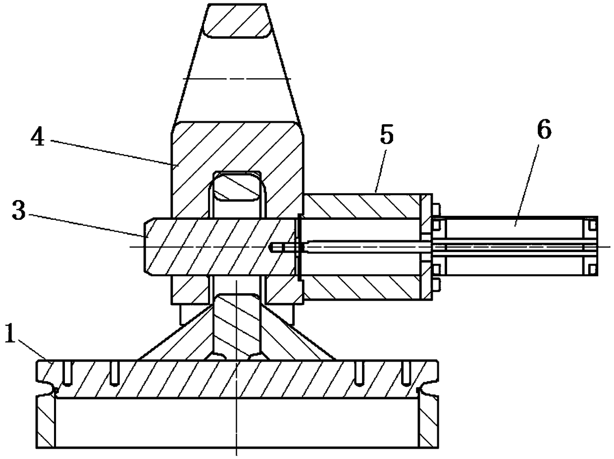 Hoisting mechanism of nuclear reactor pressure vessel inspection mechanism and implementation method