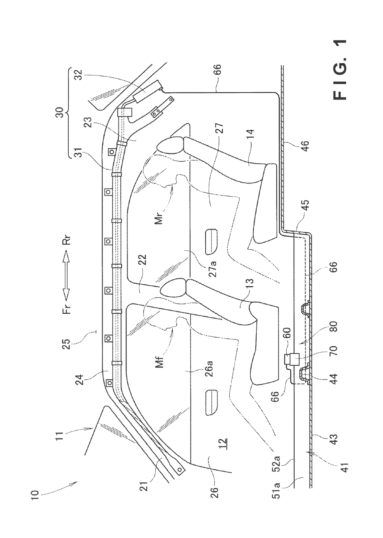 Vehicle side impact sensing assembly