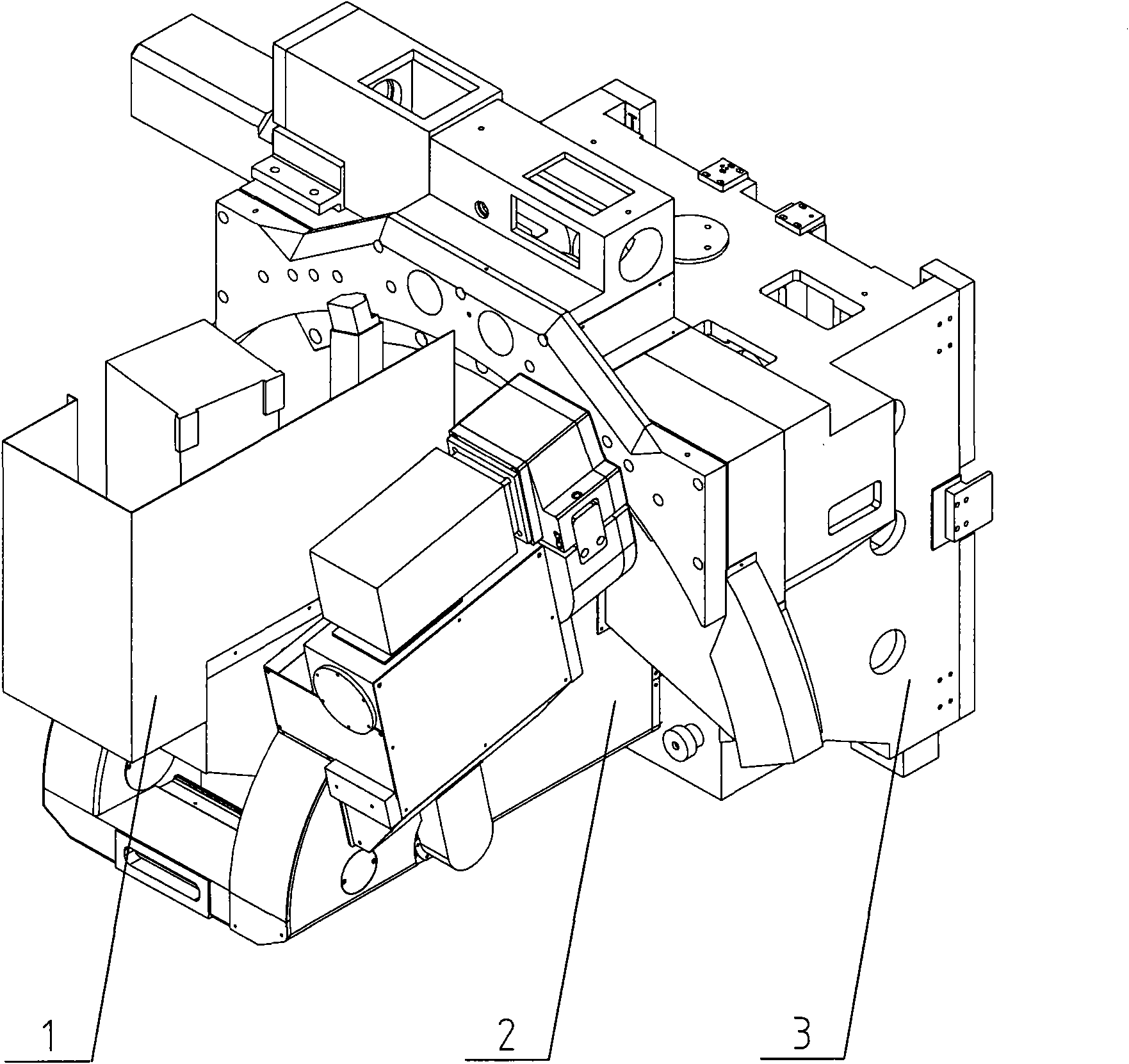 Additional device with A and B-axis oscillating structure and manufacturing method thereof