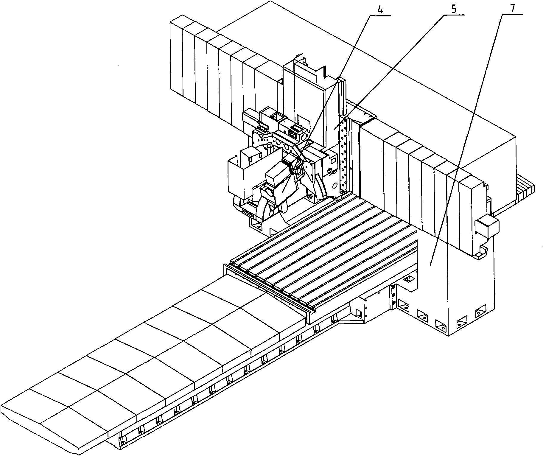 Additional device with A and B-axis oscillating structure and manufacturing method thereof