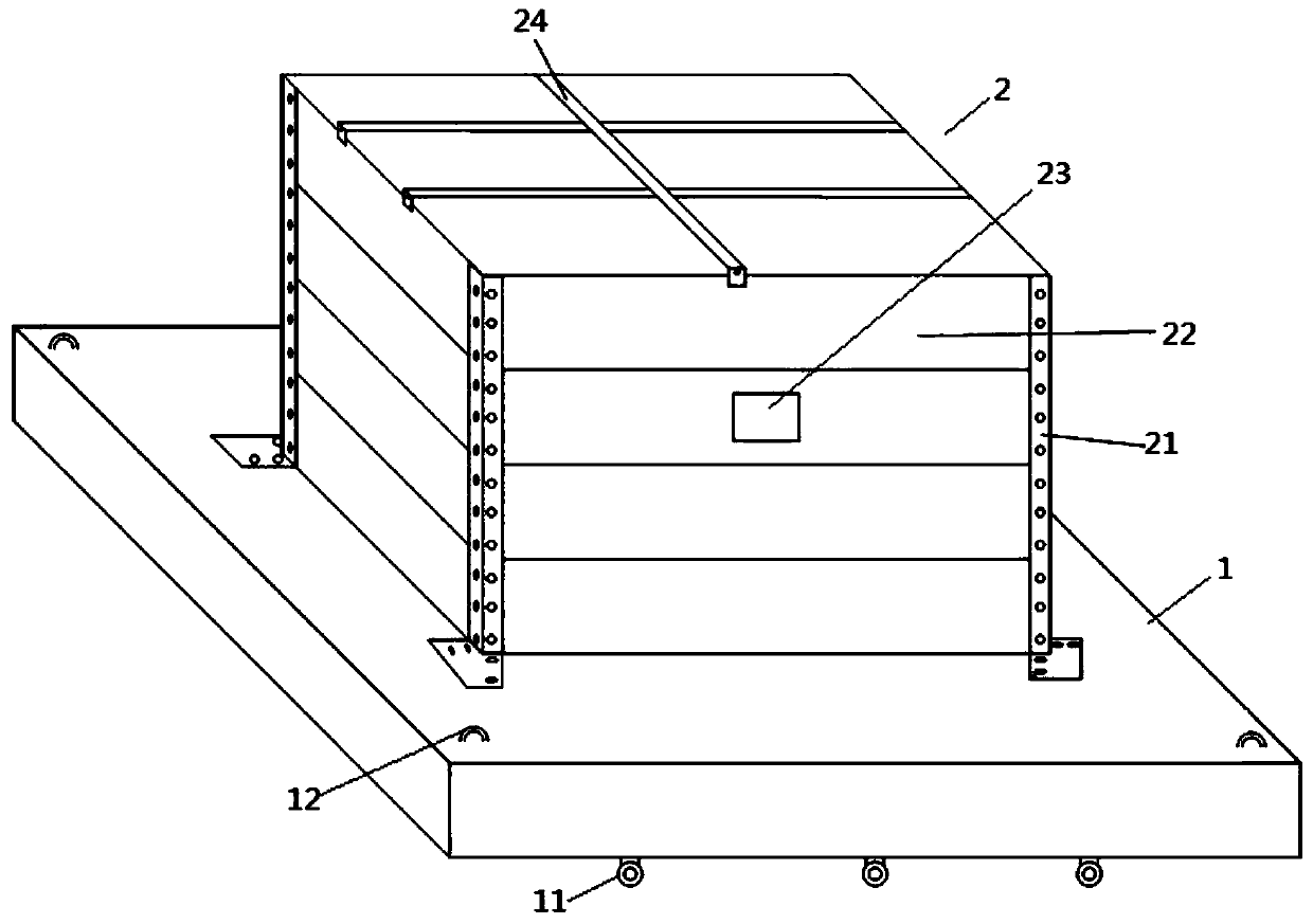 Pipe jacking model test device