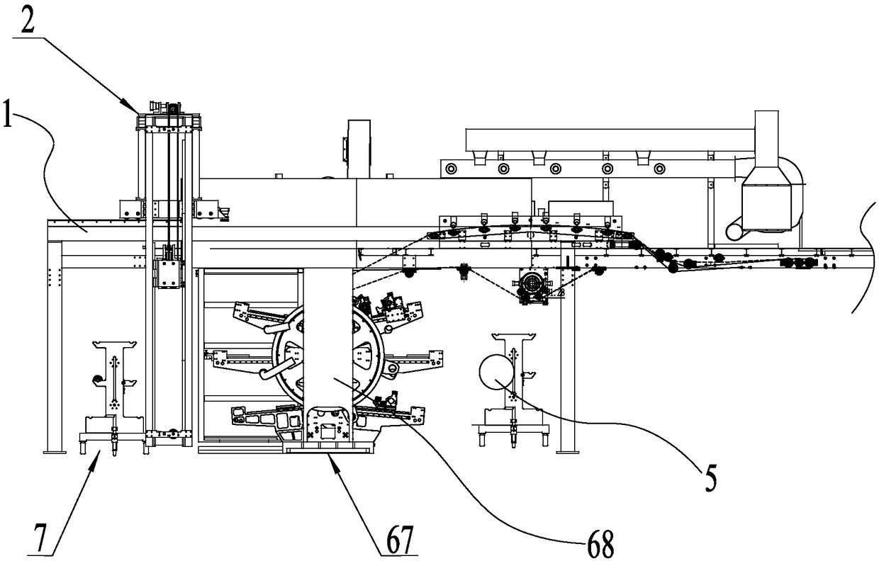 Plate roller automatic replacing equipment for satellite type flexo printing machine