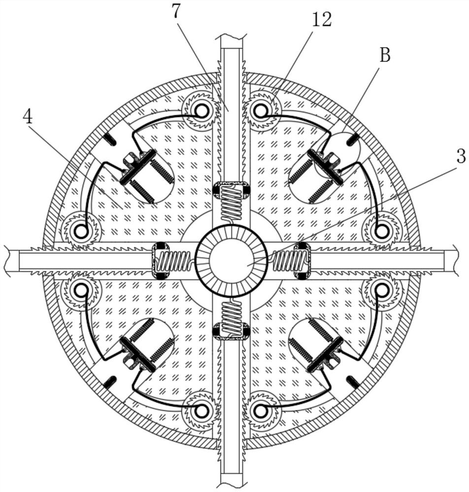 Main shaft automatic lubricating device capable of avoiding increase of rotating friction