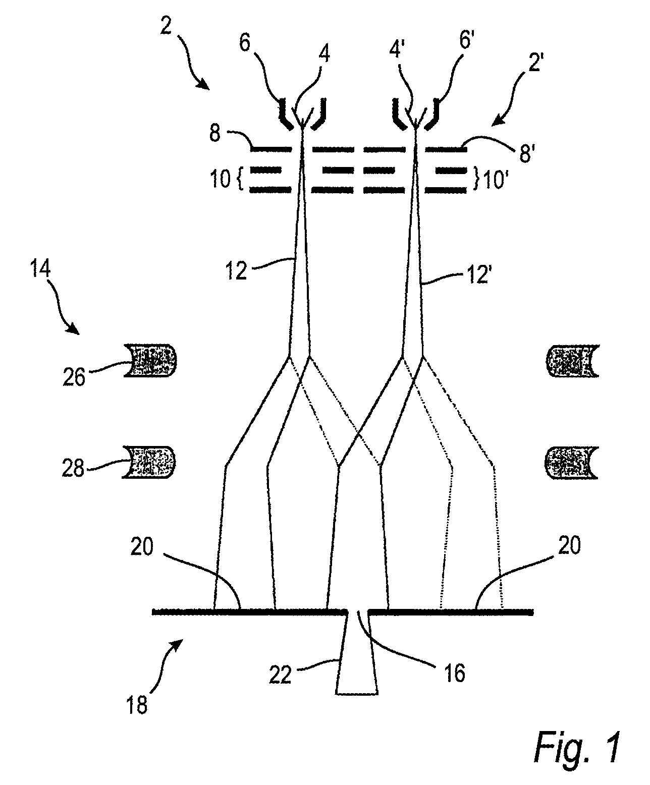 Charged particle beam emitting device and method for operating a charged particle beam emitting device