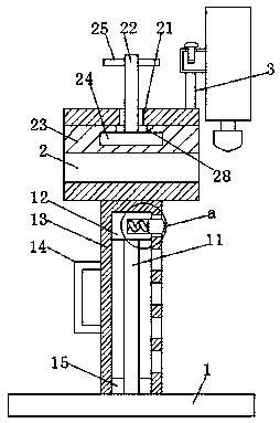 Corner folding device for hardware