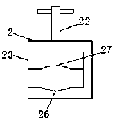 Corner folding device for hardware