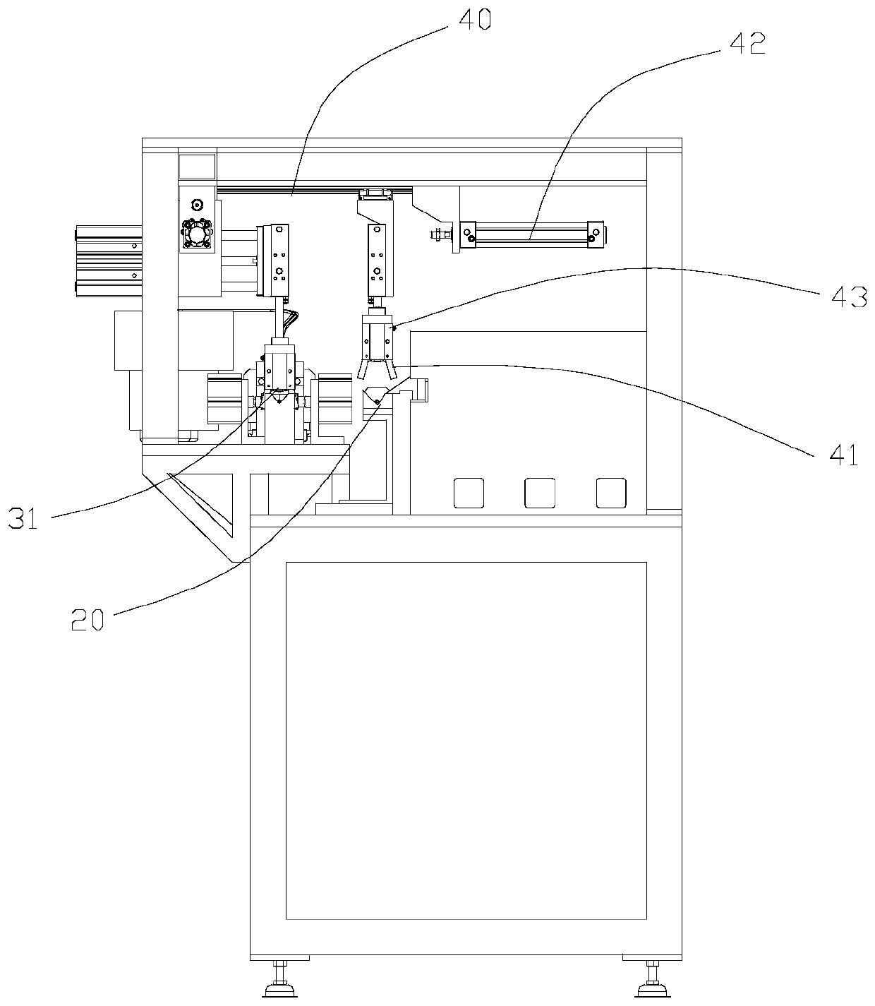 Equipment for sleeving lantern ring on tube body