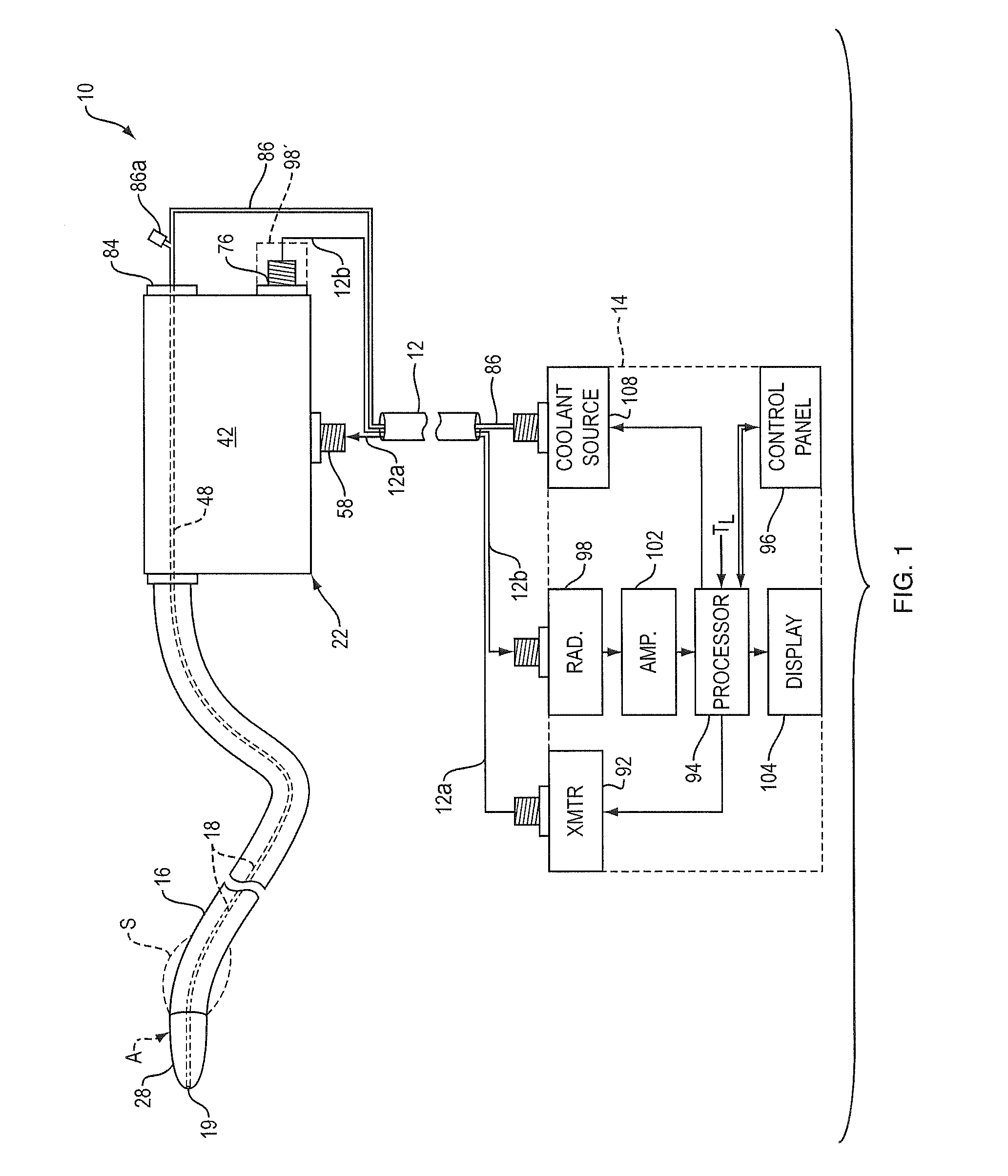 Heating/sensing catheter apparatus for minimally invasive applications