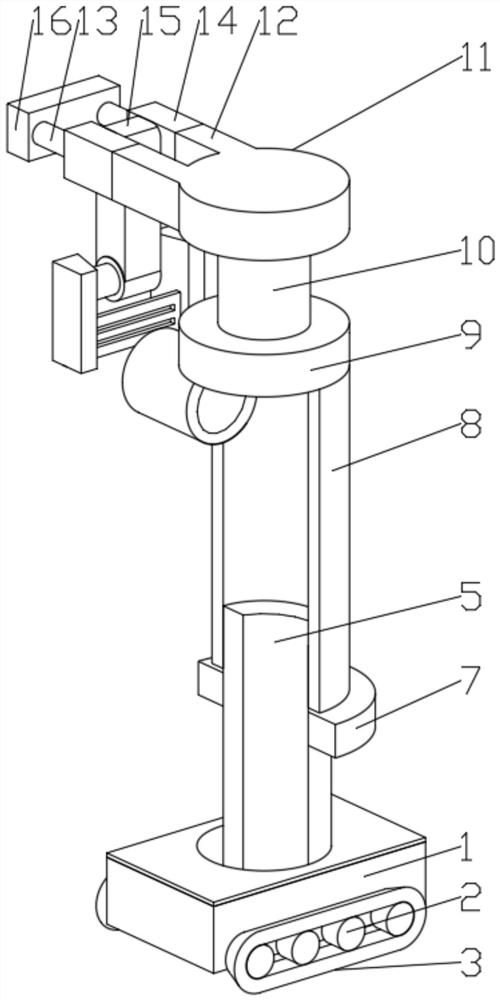 Irrigation device for forestry planting