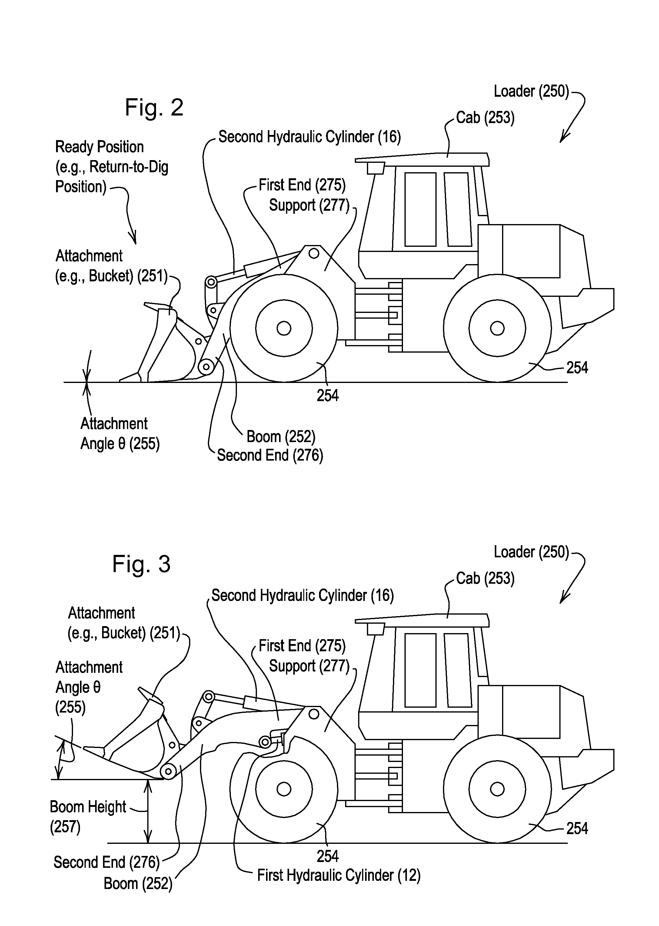 Automated control of boom and attachment for work vehicle