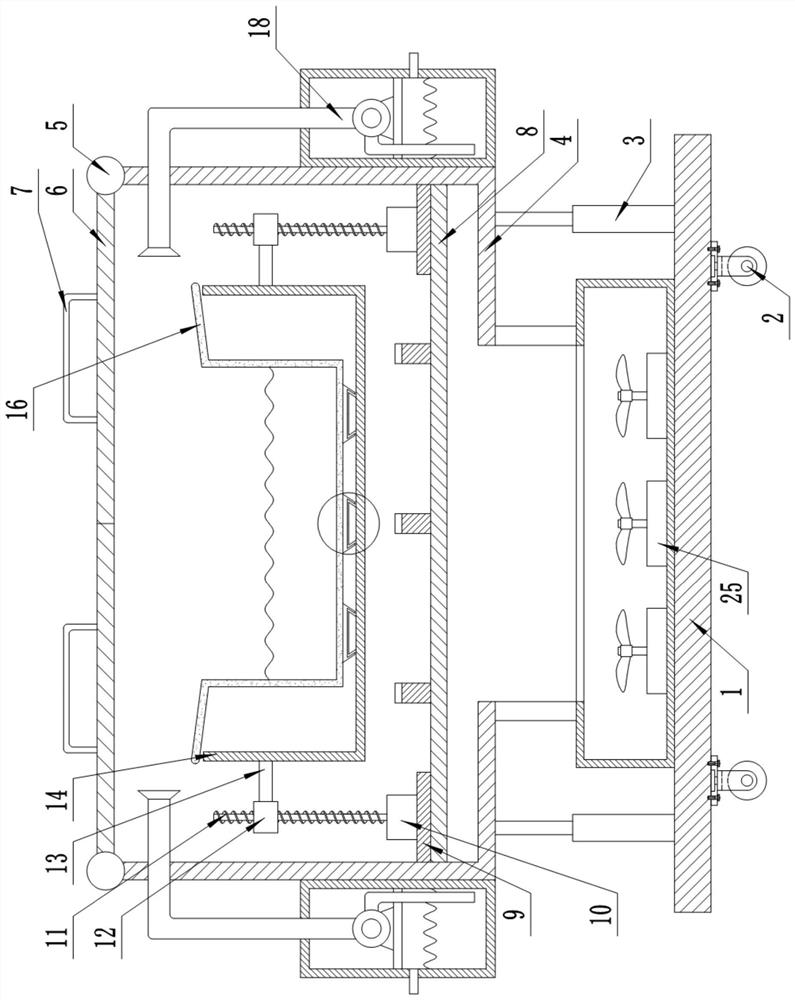 Excrement and urine receiving device for department of pediatrics