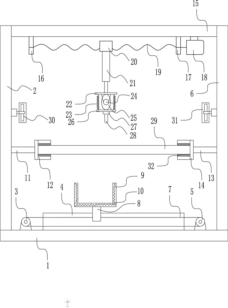 Plastic pipe punching energy-saving device