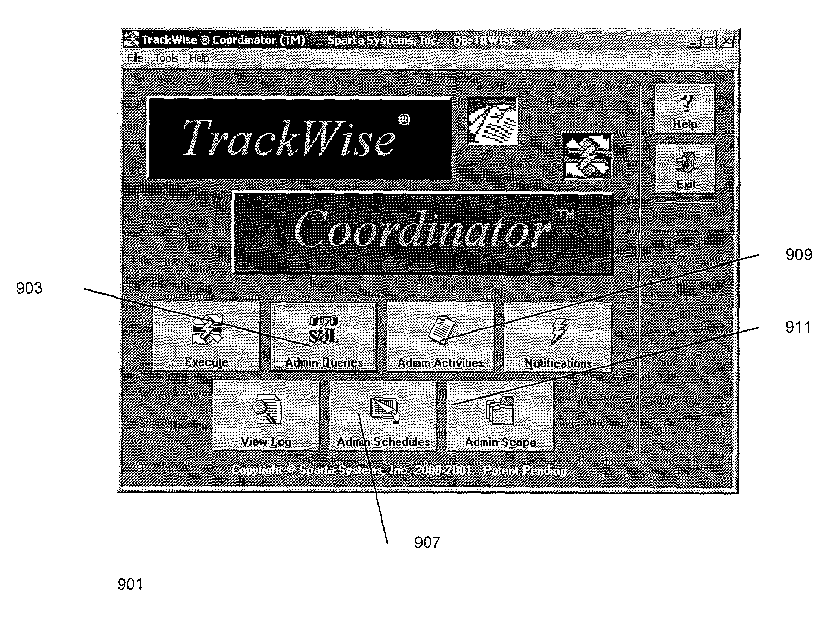 Process control system utilizing a database system to monitor a project's progress and enforce a workflow of activities within the project