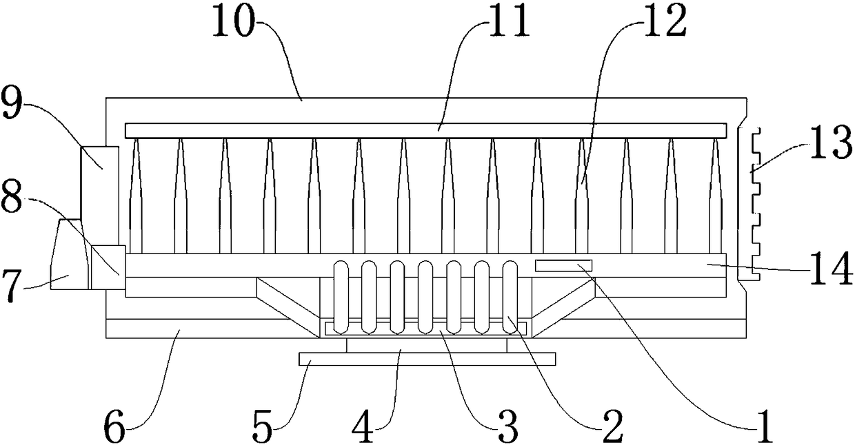 Vapor chamber cooling device with heat conduction pipe