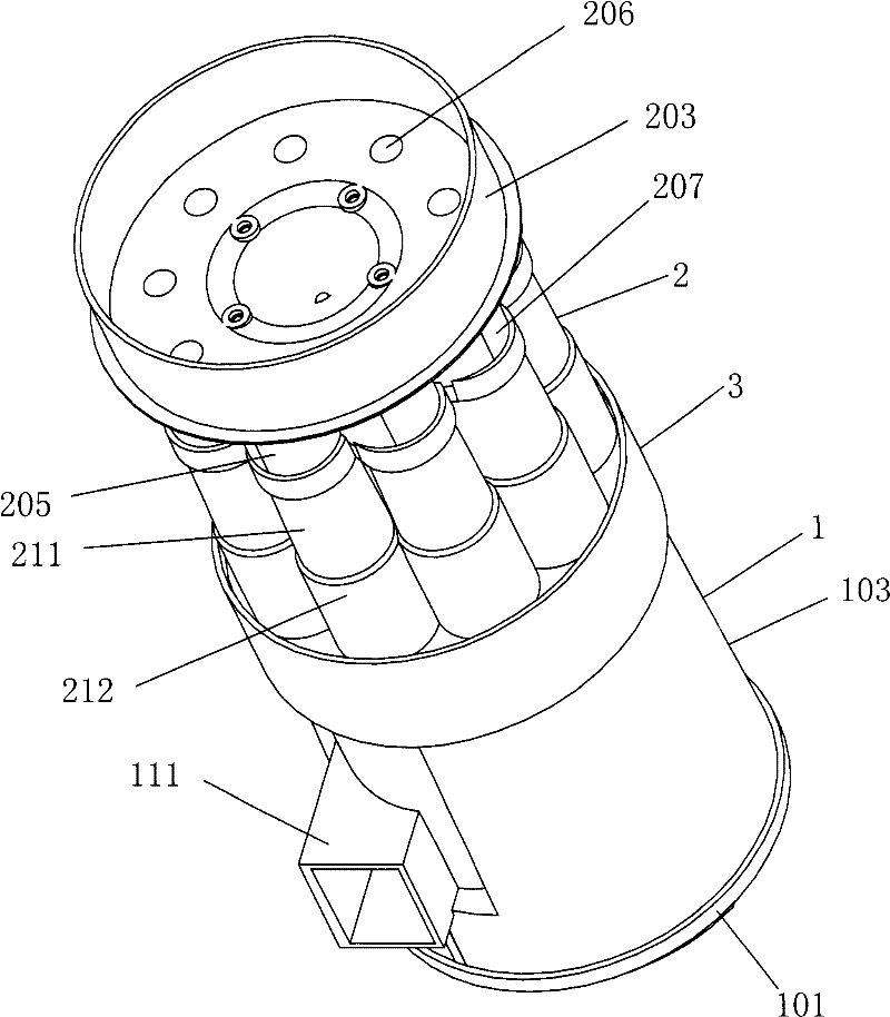 Dust removing device for vacuum cleaner