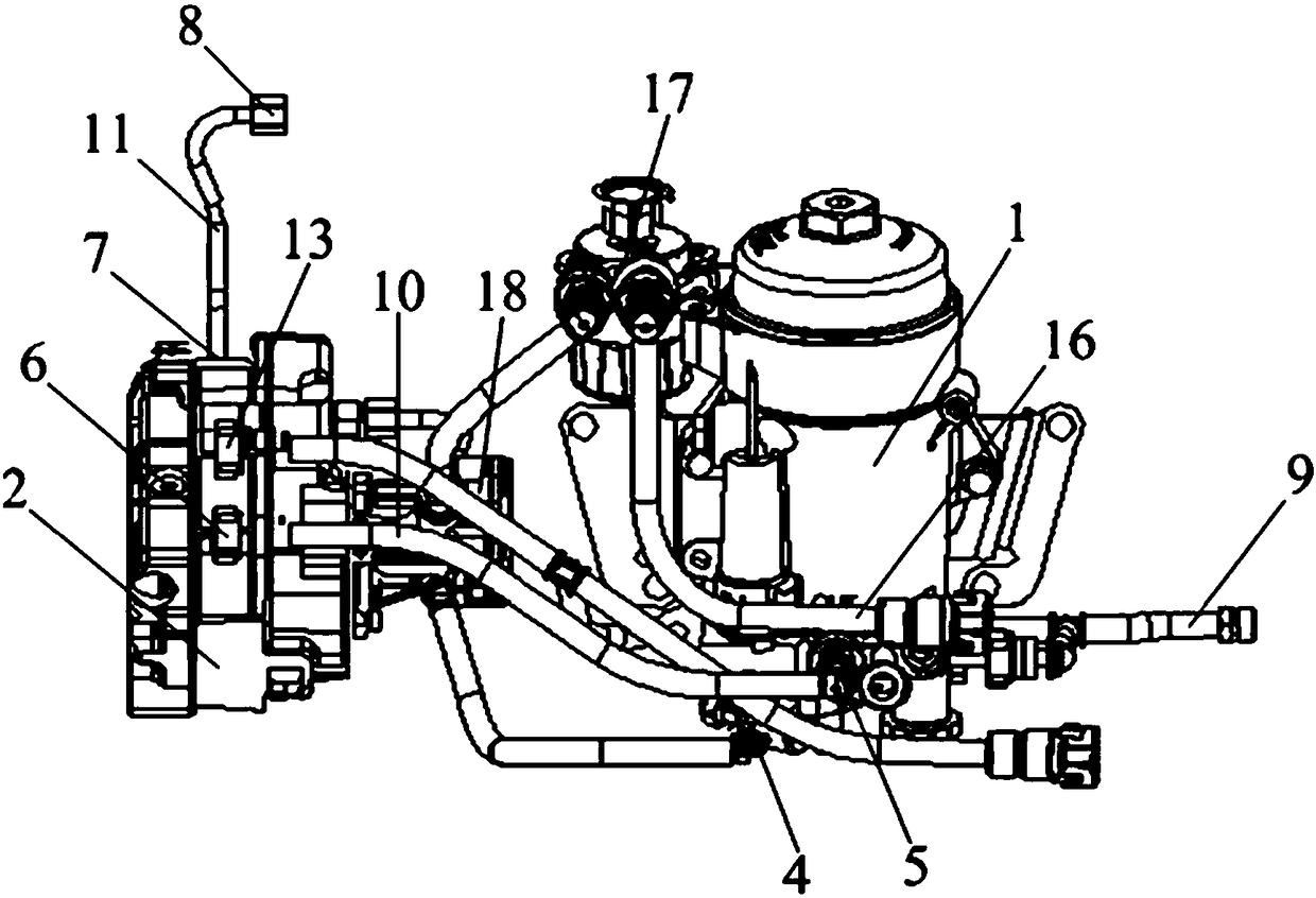 Engine fuel oil system