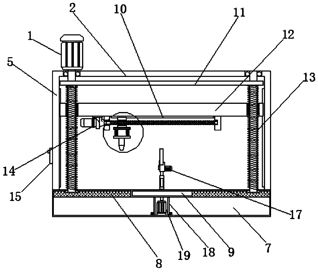 Uniform paint spraying device for spraying paint to lifting hook