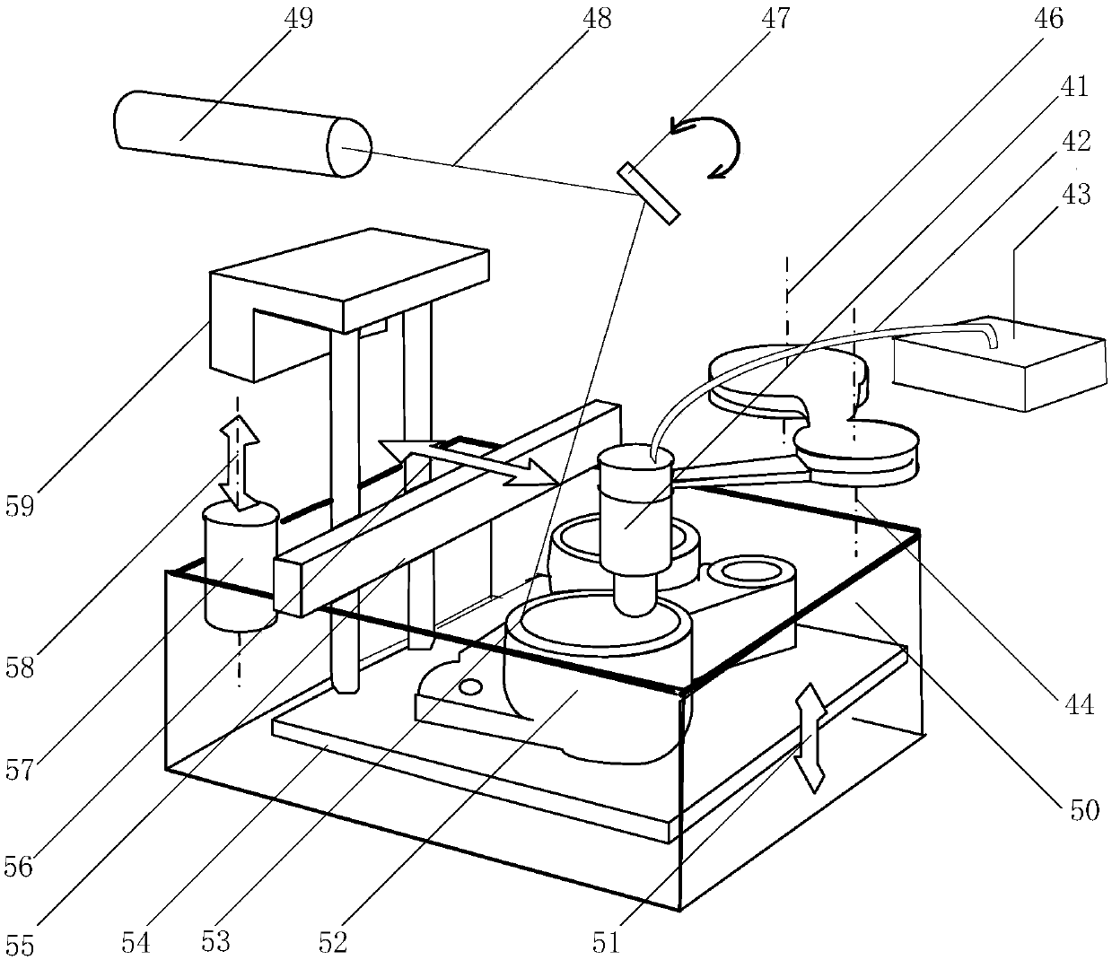 Full-color shell layer 3D printer based on layer-by-layer light curing and color shell object