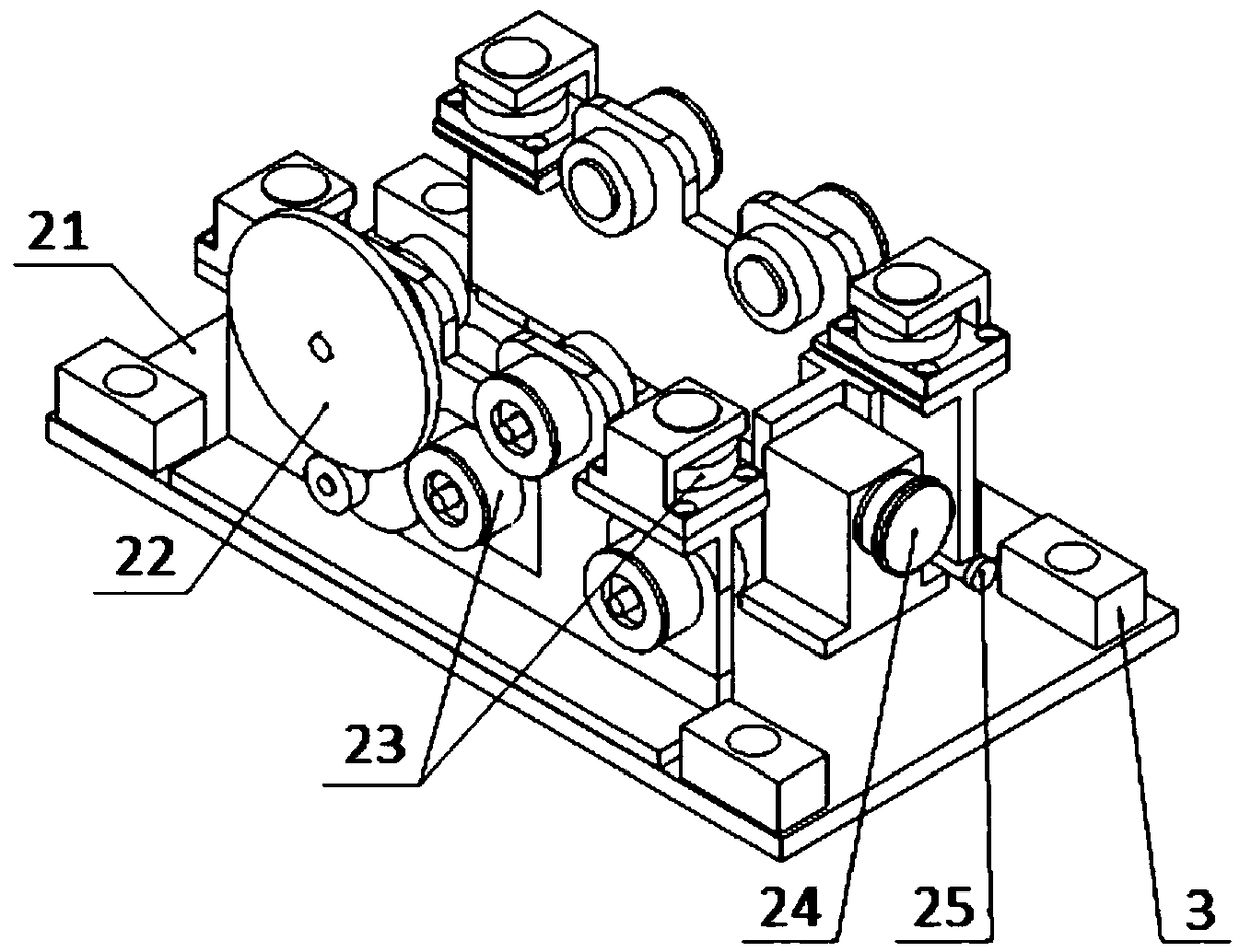 Device and method used for automatic nondestructive test of painted crossbeams